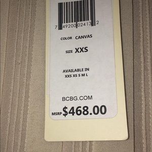 BCBG BRAND NEW WT 100% silk dress